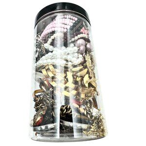 Mystery Jewelry Jar #1881 Wearable Quality Pieces 2lbs Necklace Bracelet Earring